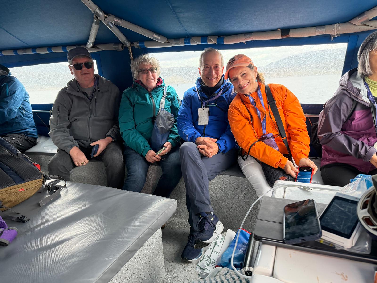 Corporate group boat excursion